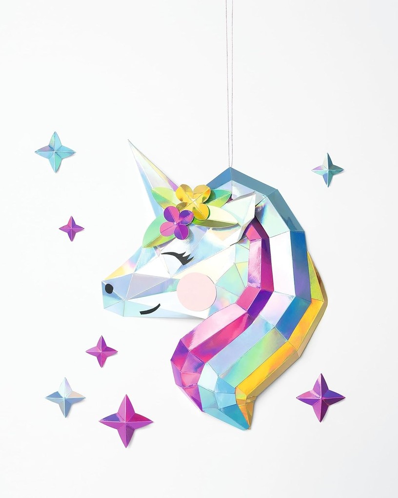 Weitere Ansicht: Folia Magic Rainbow 12 Blatt irisierendes Bastelpapier 24 x 34 cm, 120 & 250 g/m²