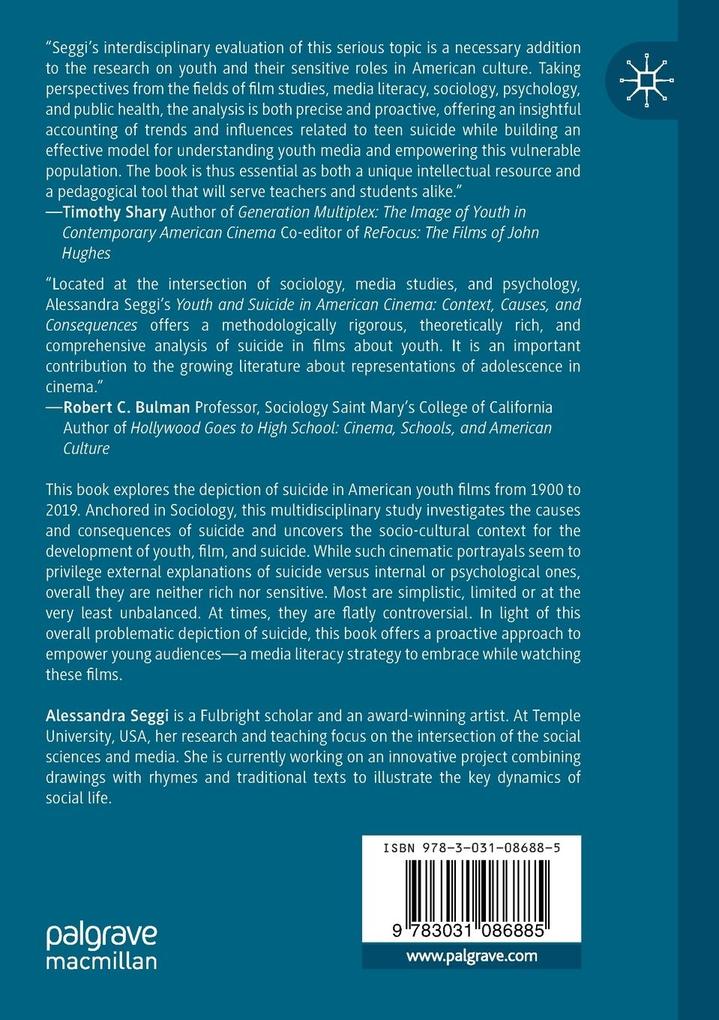 Weitere Ansicht: Youth and Suicide in American Cinema | Alessandra Seggi