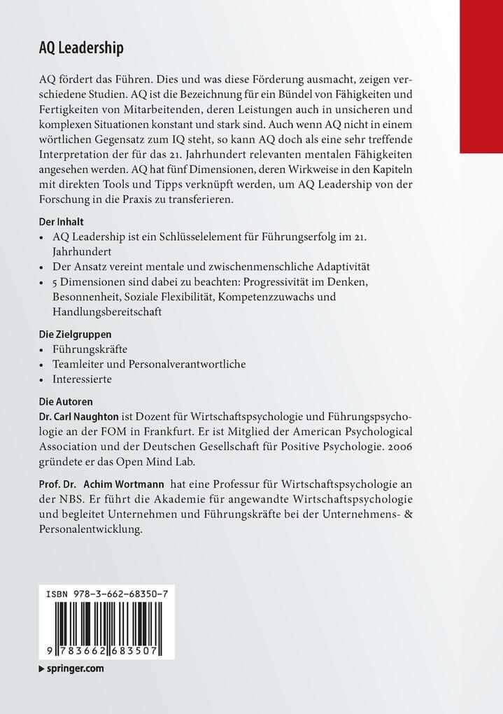 Weitere Ansicht: AQ Leadership | Carl Naughton, Achim Wortmann