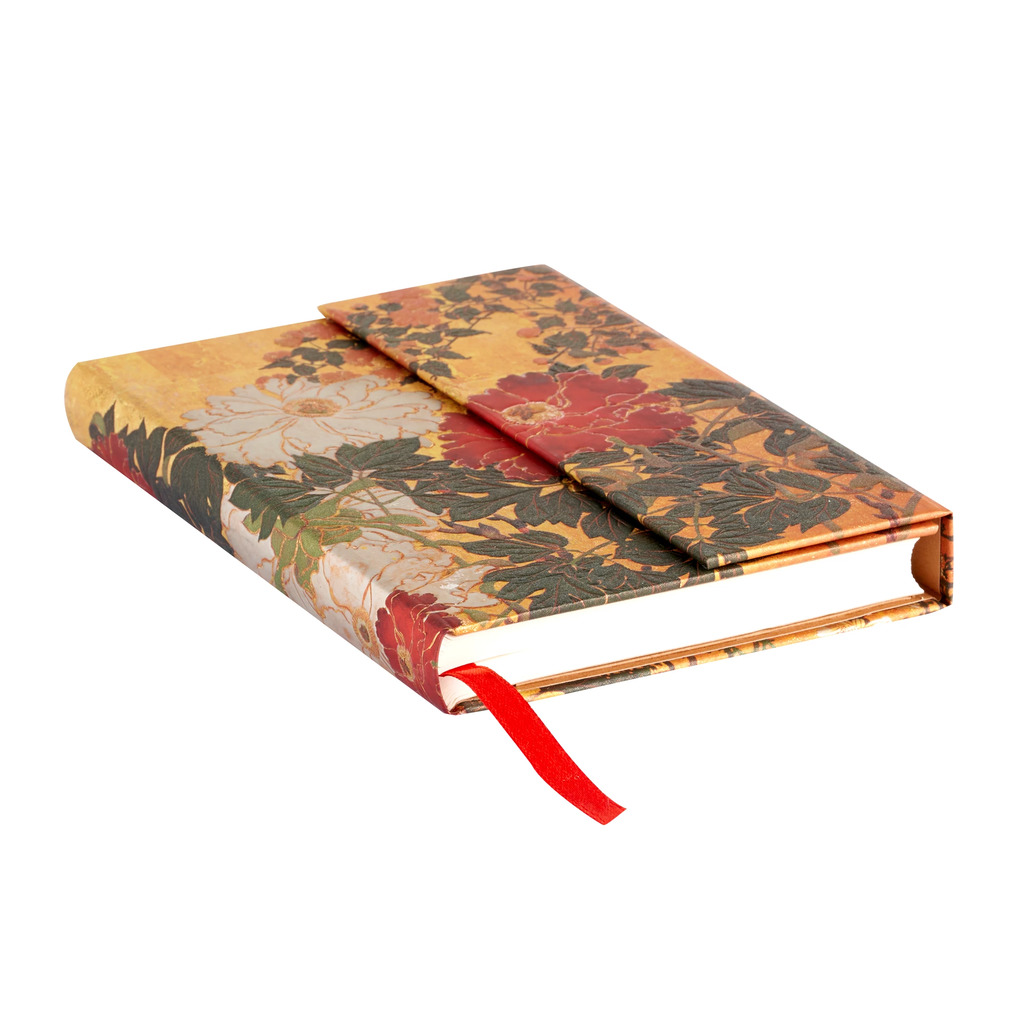 Weitere Ansicht: Paperblanks Natsu Rinpa Florals Hardcover Journal Mini Lined Wrap 176 Pg 85 GSM