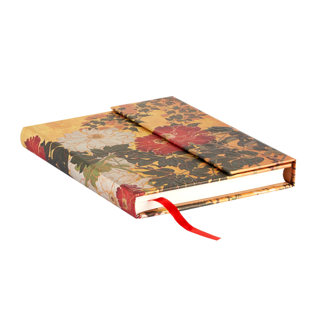 Weitere Ansicht: Paperblanks Natsu Rinpa Florals Hardcover Journal Ultra Lined Wrap 144 Pg 120 GSM