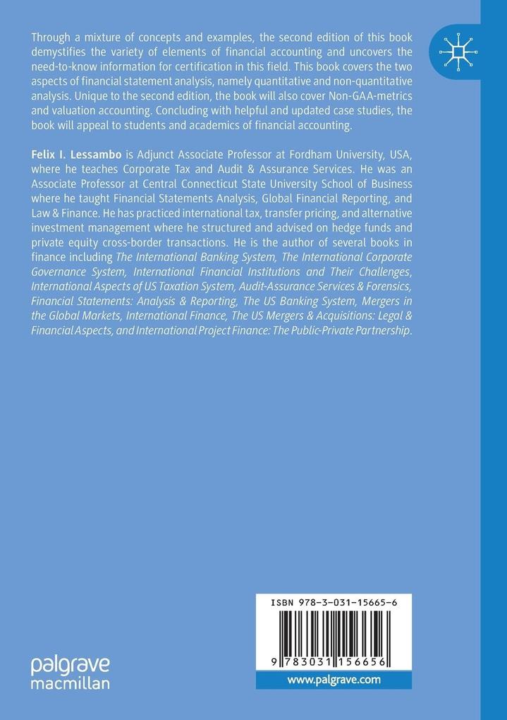 Weitere Ansicht: Financial Statements | Felix I. Lessambo