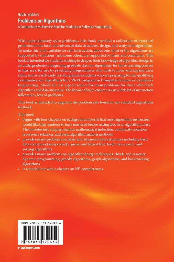 Weitere Ansicht: Problems on Algorithms | Habib Izadkhah