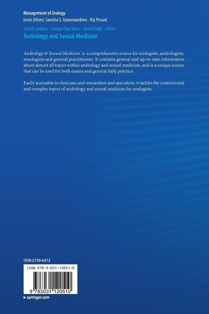 Weitere Ansicht: Andrology and Sexual Medicine