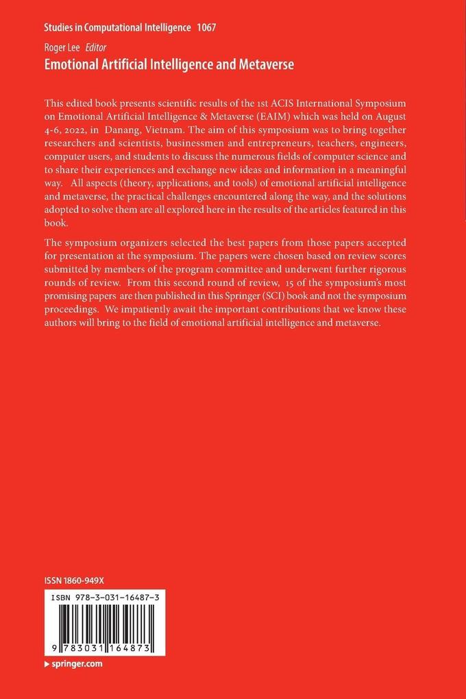 Weitere Ansicht: Emotional Artificial Intelligence and Metaverse