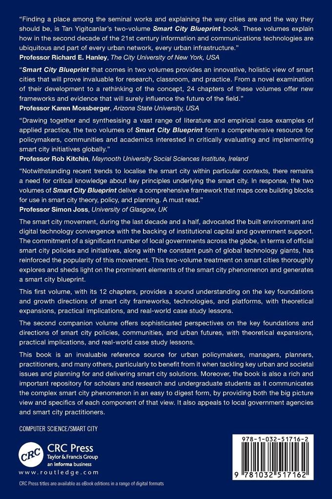 Weitere Ansicht: Smart City Blueprint | Tan Yigitcanlar