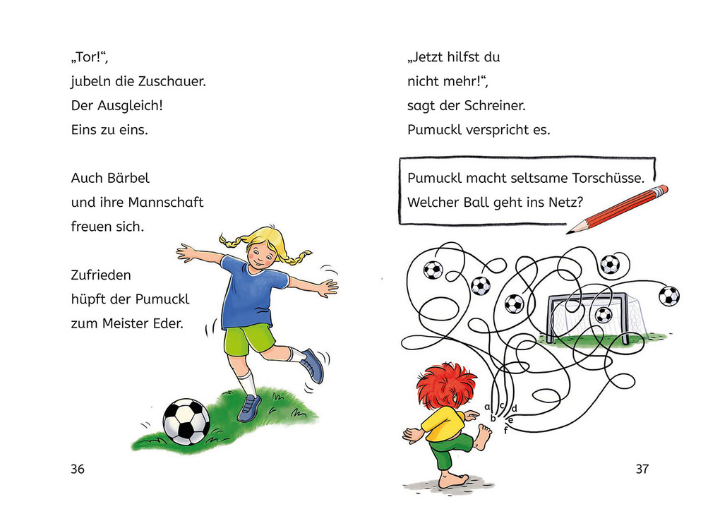 Weitere Ansicht: Pumuckl, Bücherhelden 1. Klasse, Pumuckl spielt Fußball | Uli Leistenschneider