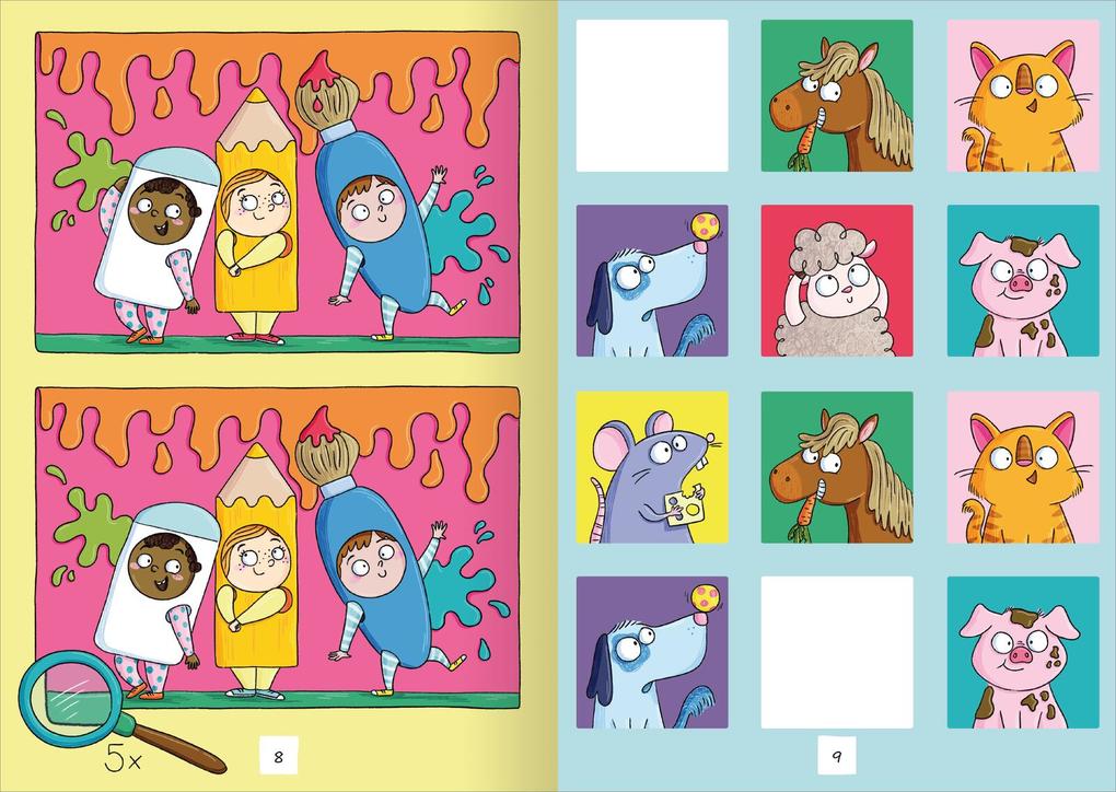 Weitere Ansicht: Lustige Sticker-Rätsel