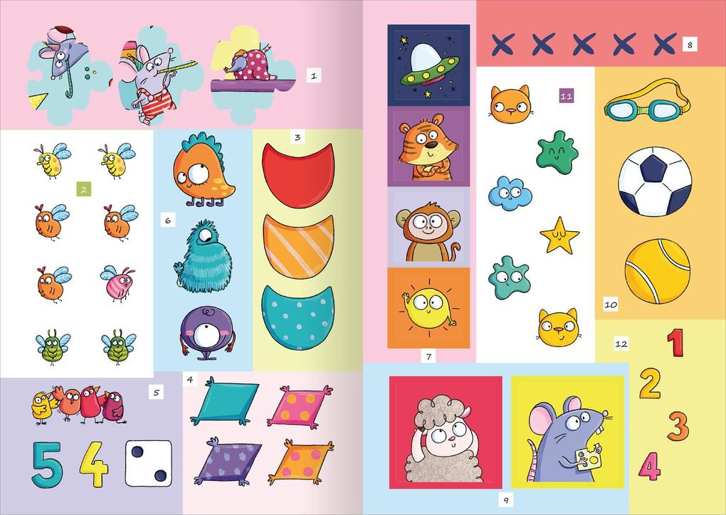 Weitere Ansicht: Lustige Sticker-Rätsel