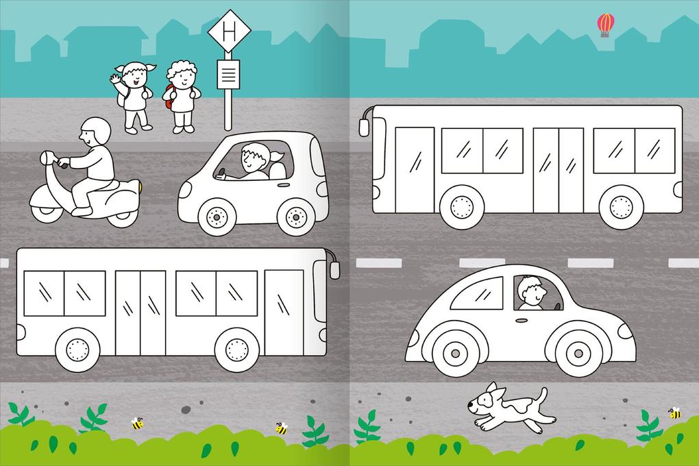 Weitere Ansicht: Mein großes buntes Malbuch - Fahrzeuge