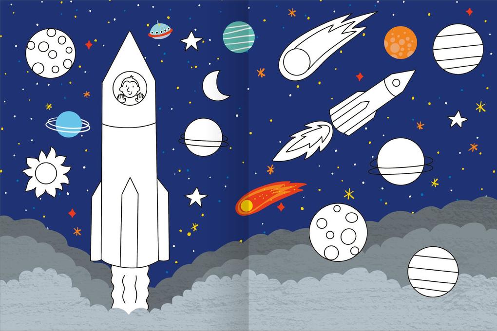 Weitere Ansicht: Mein großes buntes Malbuch - Fahrzeuge