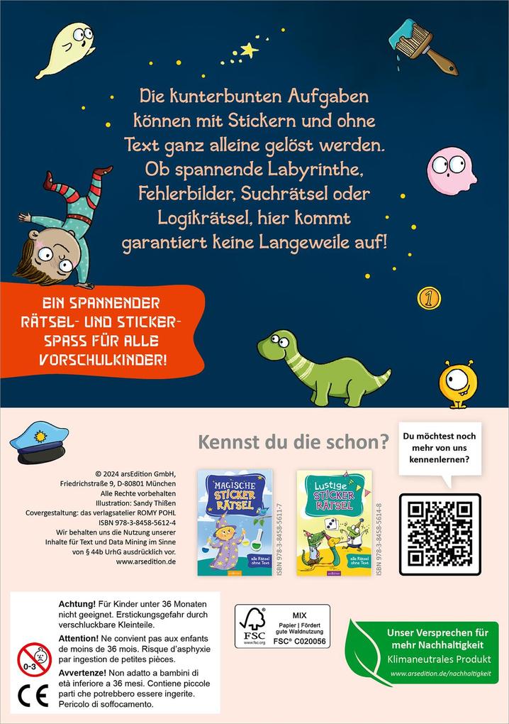 Weitere Ansicht: Spannende Sticker-Rätsel