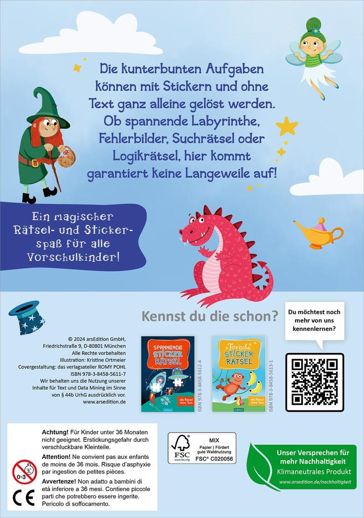 Weitere Ansicht: Magische Sticker-Rätsel