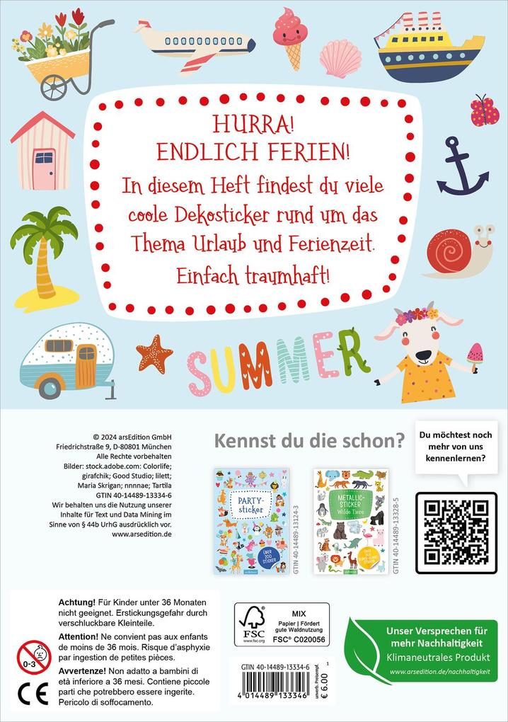 Weitere Ansicht: Feriensticker