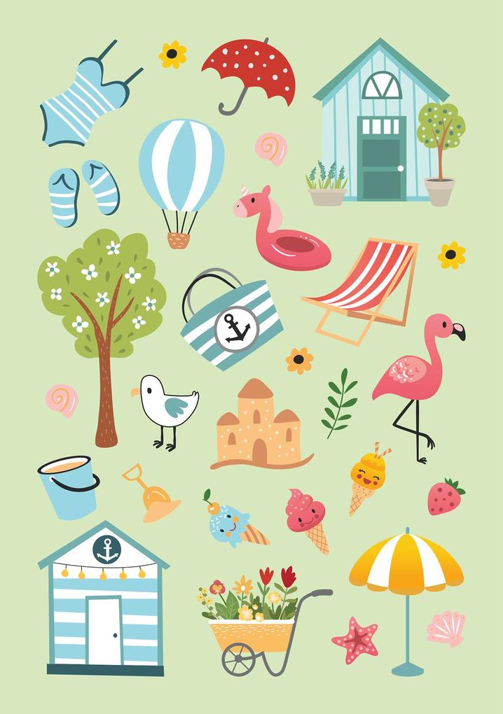 Weitere Ansicht: Feriensticker