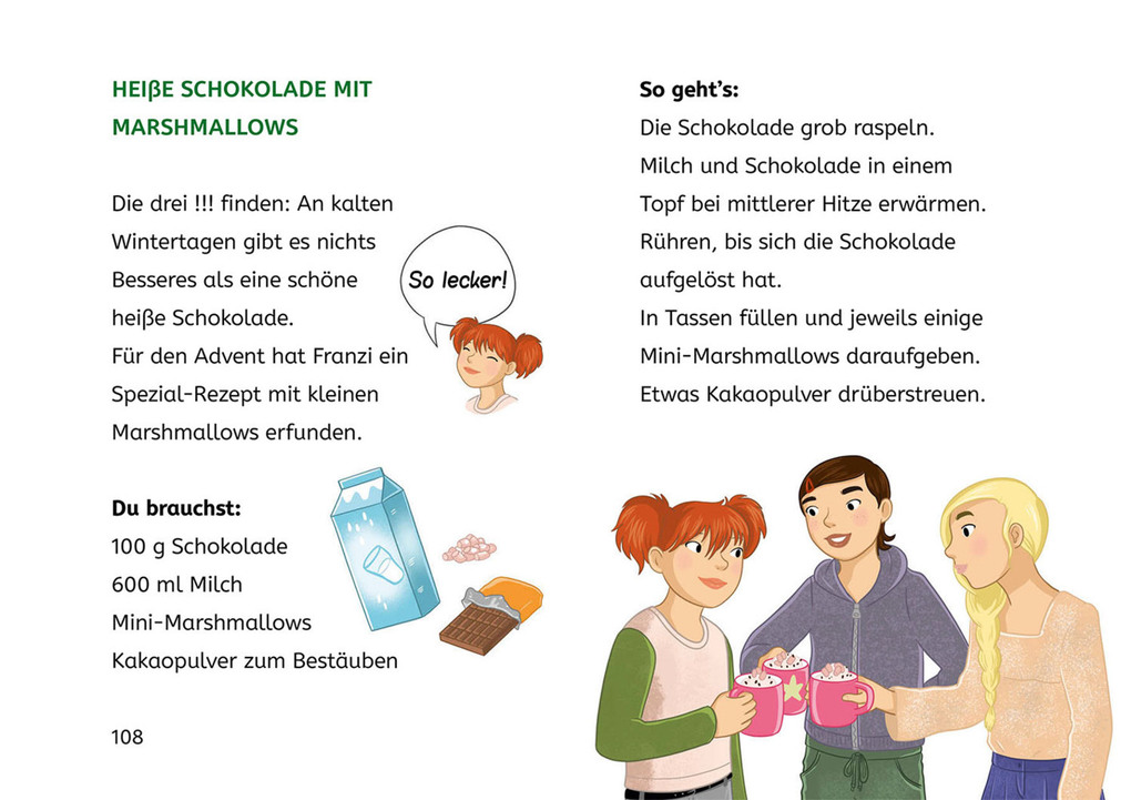 Weitere Ansicht: Die drei !!!, Bücherhelden 2. Klasse, Adventskalender, Der Lebkuchen-Fall | Anne Scheller