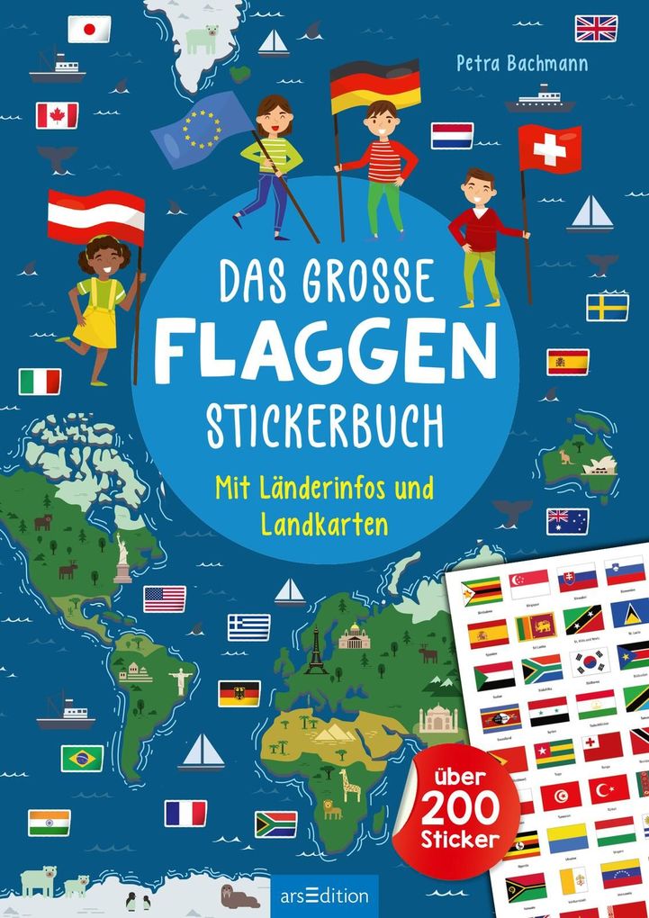 Weitere Ansicht: Das große Flaggen-Stickerbuch | Petra Bachmann