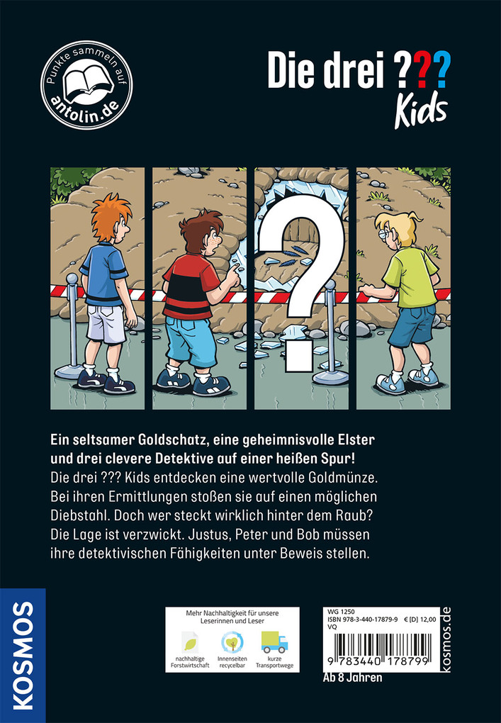 Weitere Ansicht: Die drei ??? Kids Dein Fall, Die Golddiebe | Boris Pfeiffer