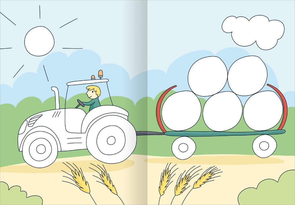 Weitere Ansicht: Mein großes buntes Malbuch - Bauernhof