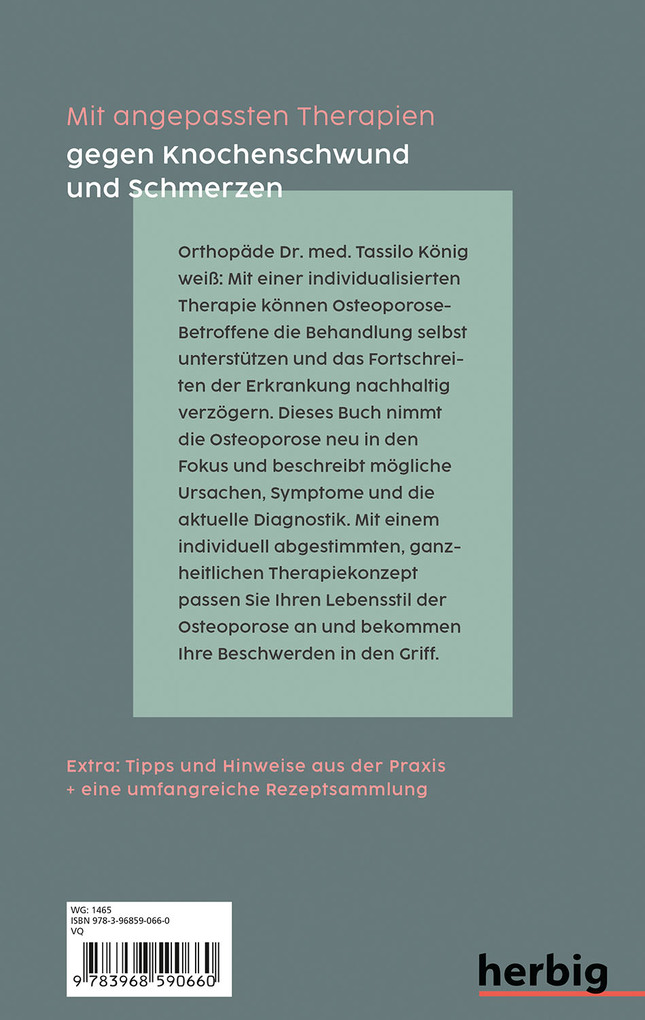 Weitere Ansicht: Das hilft bei Osteoporose - Alles zu Ursachen, Diagnostik und ganzheitlicher Behandlung | Tassilo König