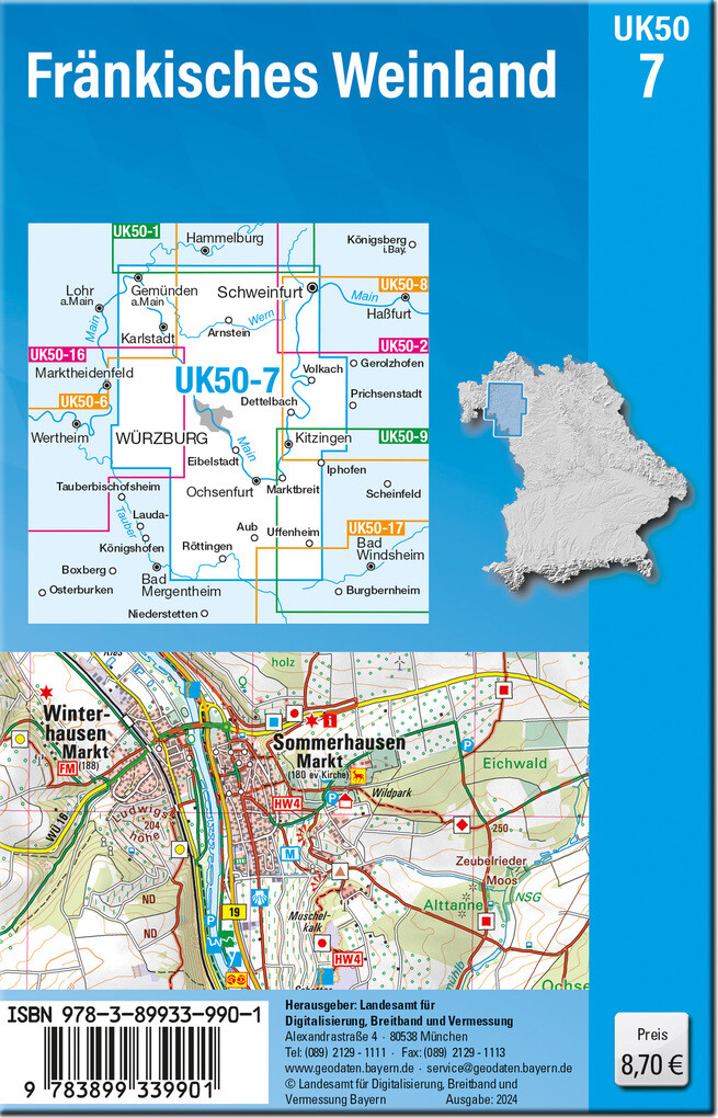 Weitere Ansicht: UK50-7 Fränkisches Weinland
