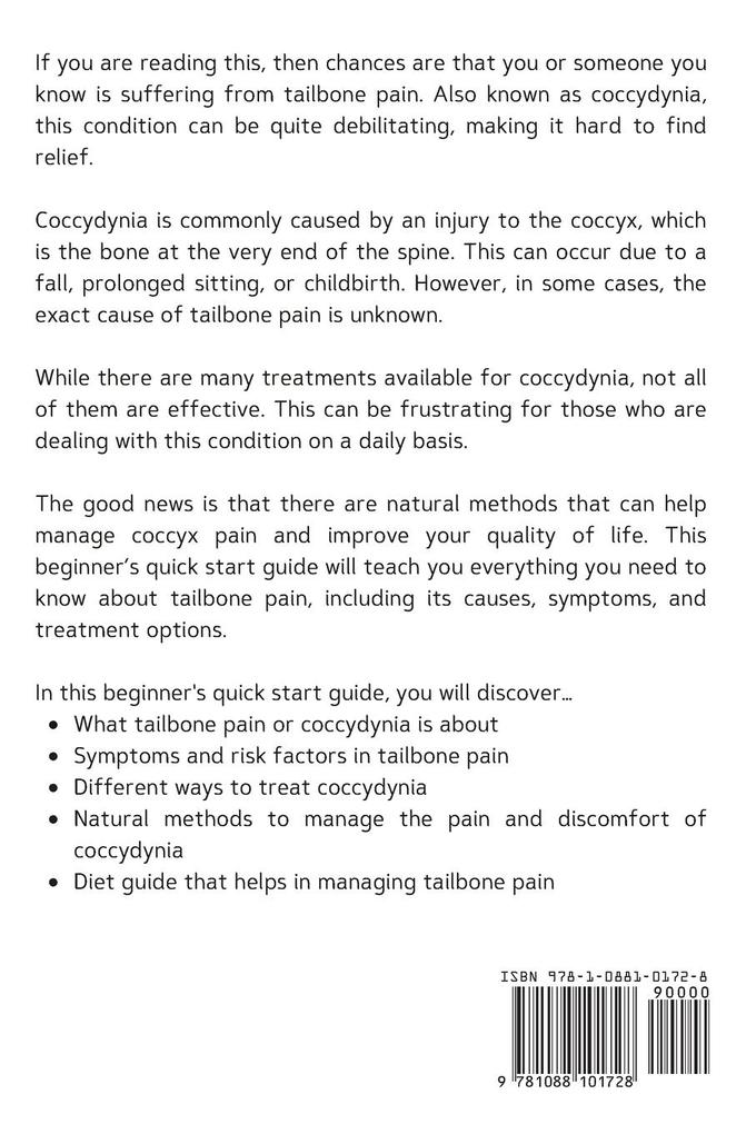 Weitere Ansicht: Tailbone Pain | Patrick Marshwell