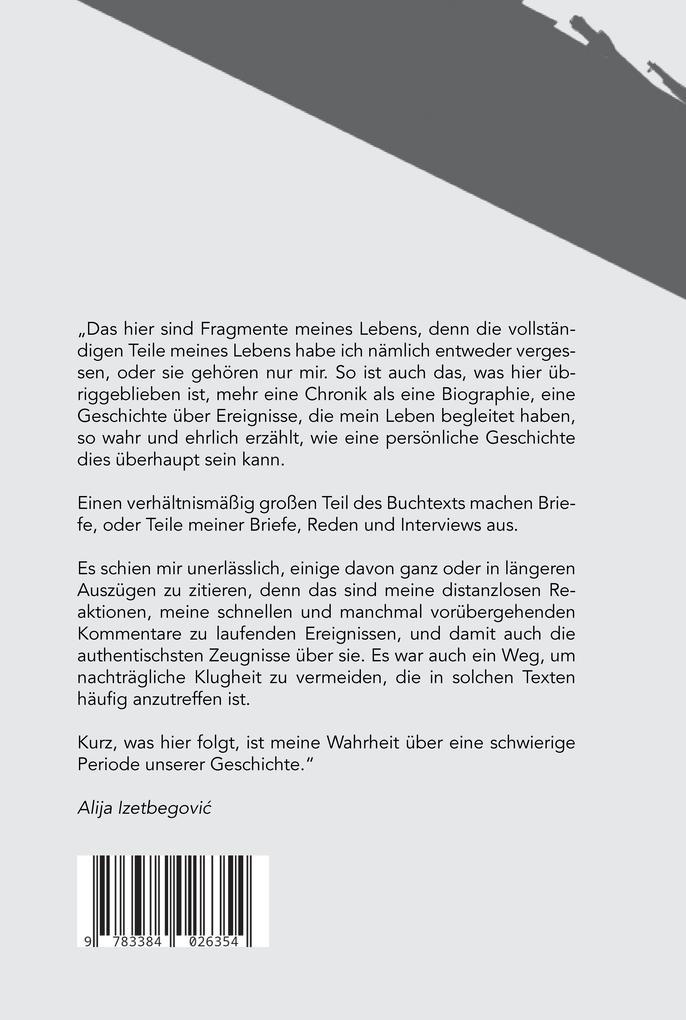 Weitere Ansicht: Erinnerungen | Alija Izetbegovi