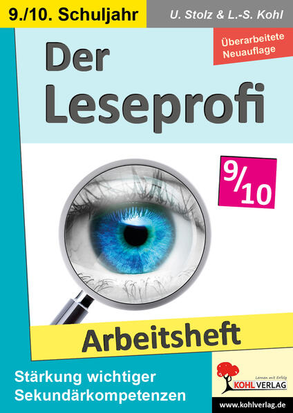 Produktbild: Der Leseprofi / Arbeitsheft - Fit durch Lesetraining / Klasse 9-10 | Ulrike Stolz, Lynn-Sven Kohl