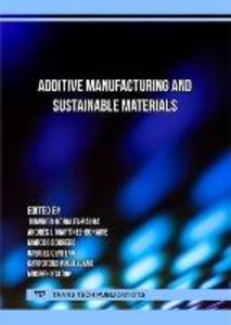 Produktbild: Additive Manufacturing and Sustainable Materials
