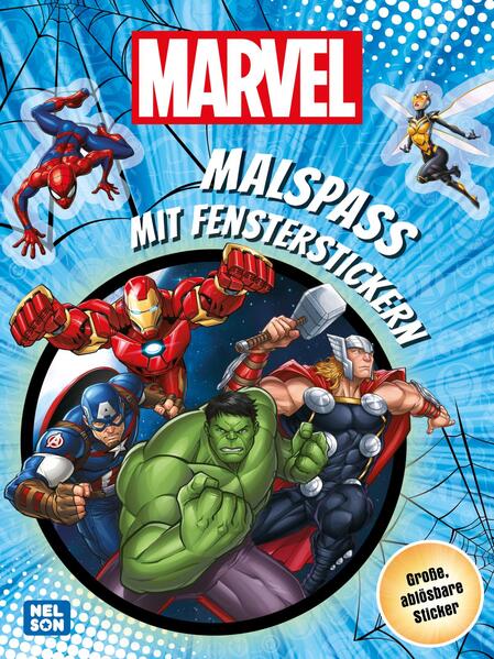 Produktbild: MARVEL: Malspaß mit Fensterstickern
