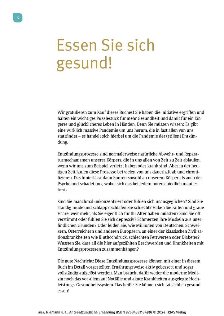 Weitere Ansicht: Medical Cooking: Antientzündliche Ernährung | Peter Niemann, Bettina Snowdon