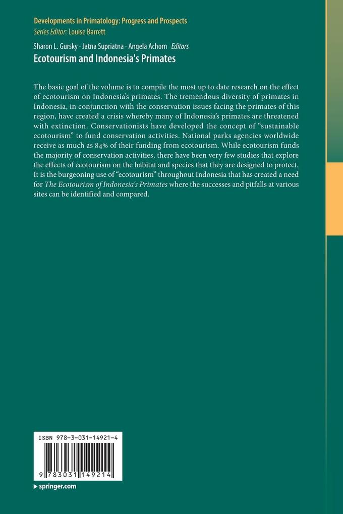 Weitere Ansicht: Ecotourism and Indonesia's Primates