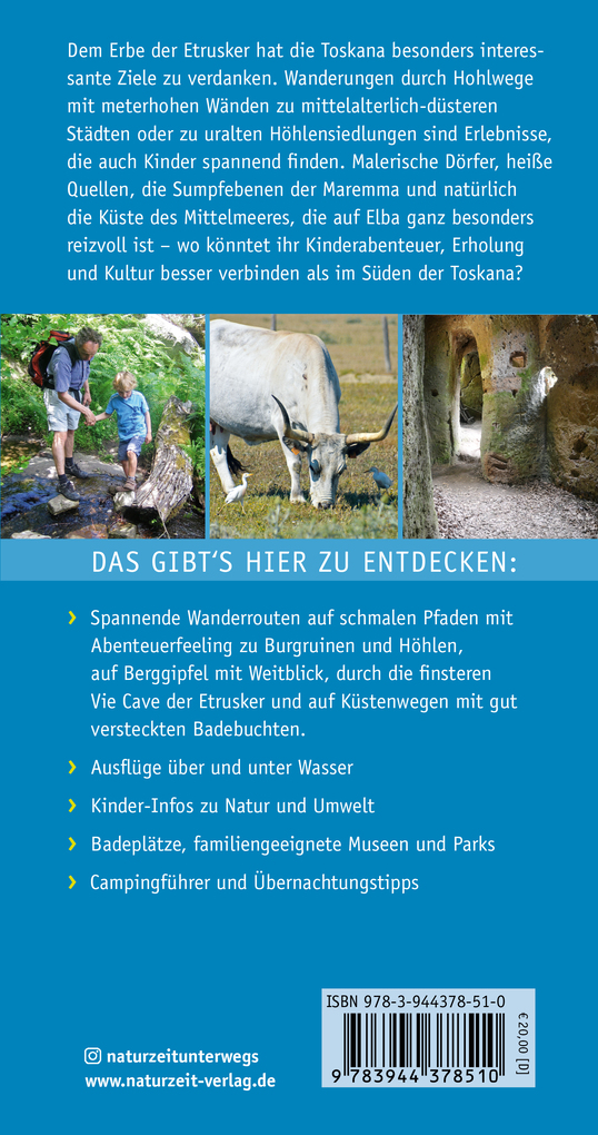 Weitere Ansicht: Naturzeit mit Kindern: Südtoskana und Elba | Stefanie Holtkamp, Inge Kraus