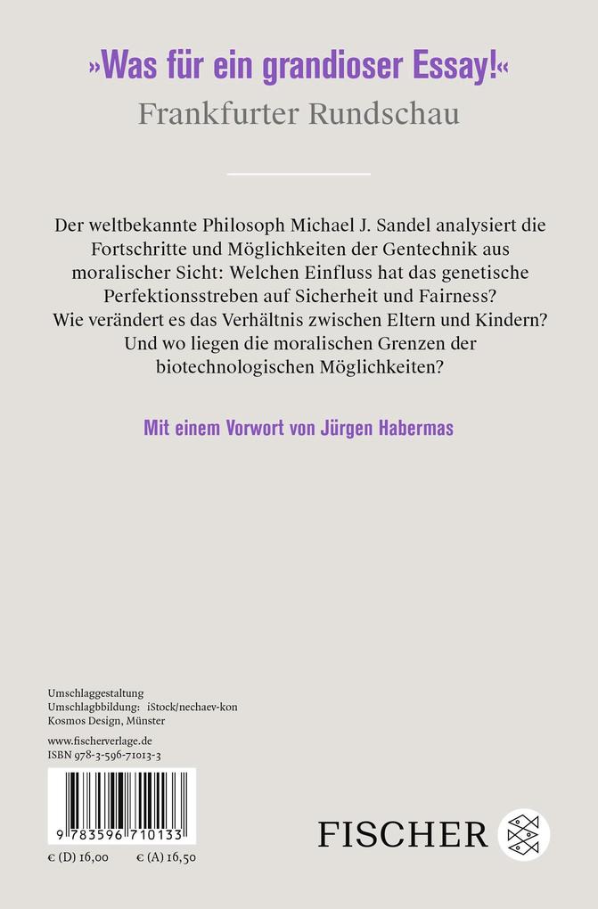 Weitere Ansicht: Plädoyer gegen die Perfektion | Michael J. Sandel