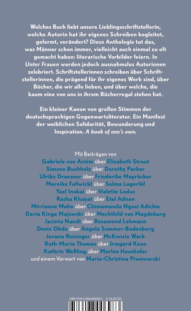 Weitere Ansicht: Unter Frauen | Gabriele von Arnim, Mareike Fallwickl, Mirrianne Mahn, Kathrin Weßling, Ruth-Maria Thomas