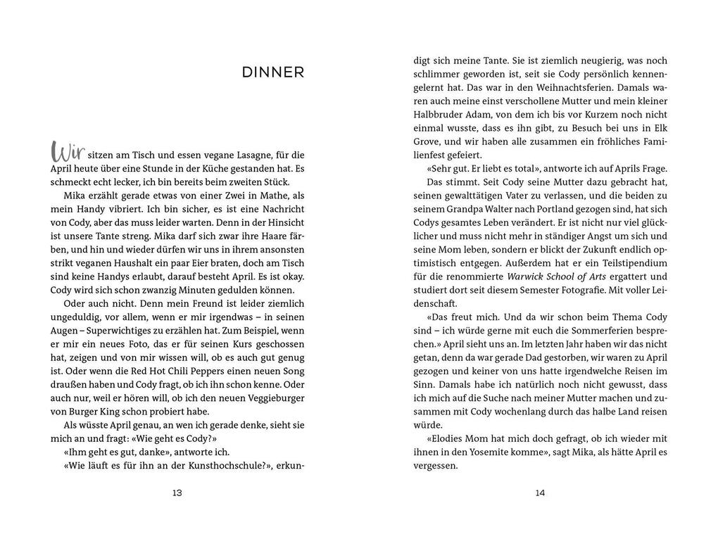 Weitere Ansicht: Vor uns die Liebe | Manuela Inusa