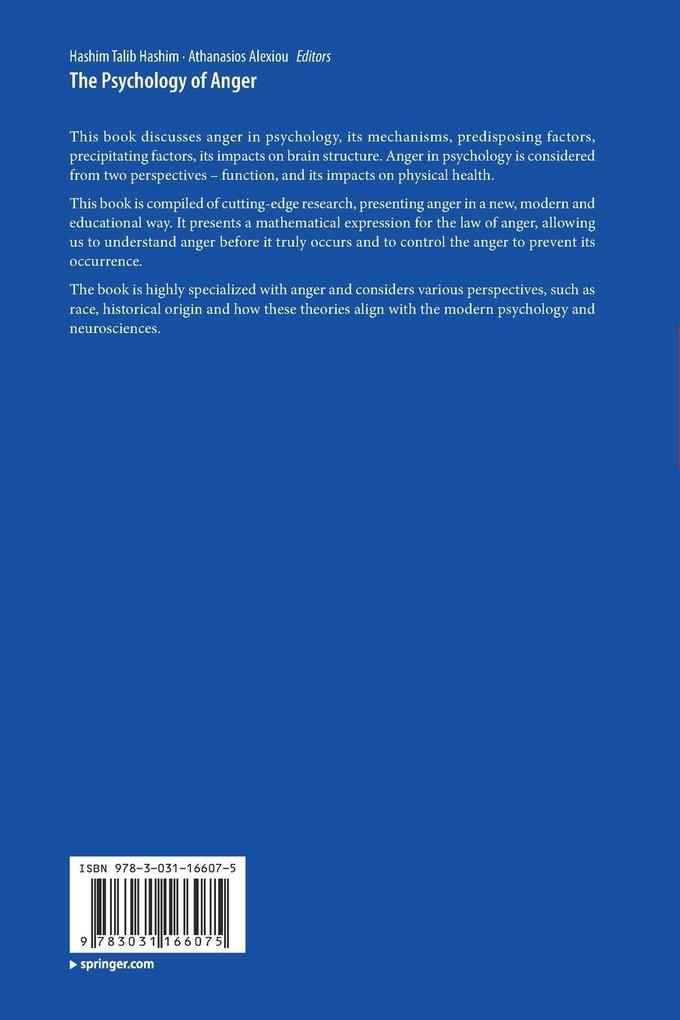 Weitere Ansicht: The Psychology of Anger