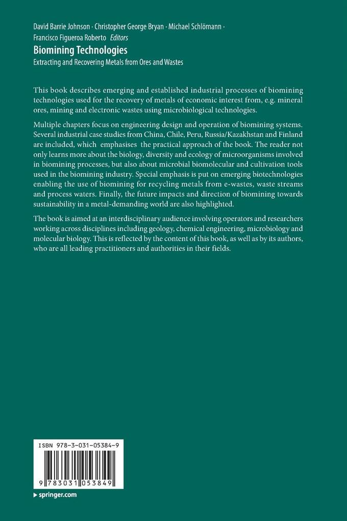 Weitere Ansicht: Biomining Technologies