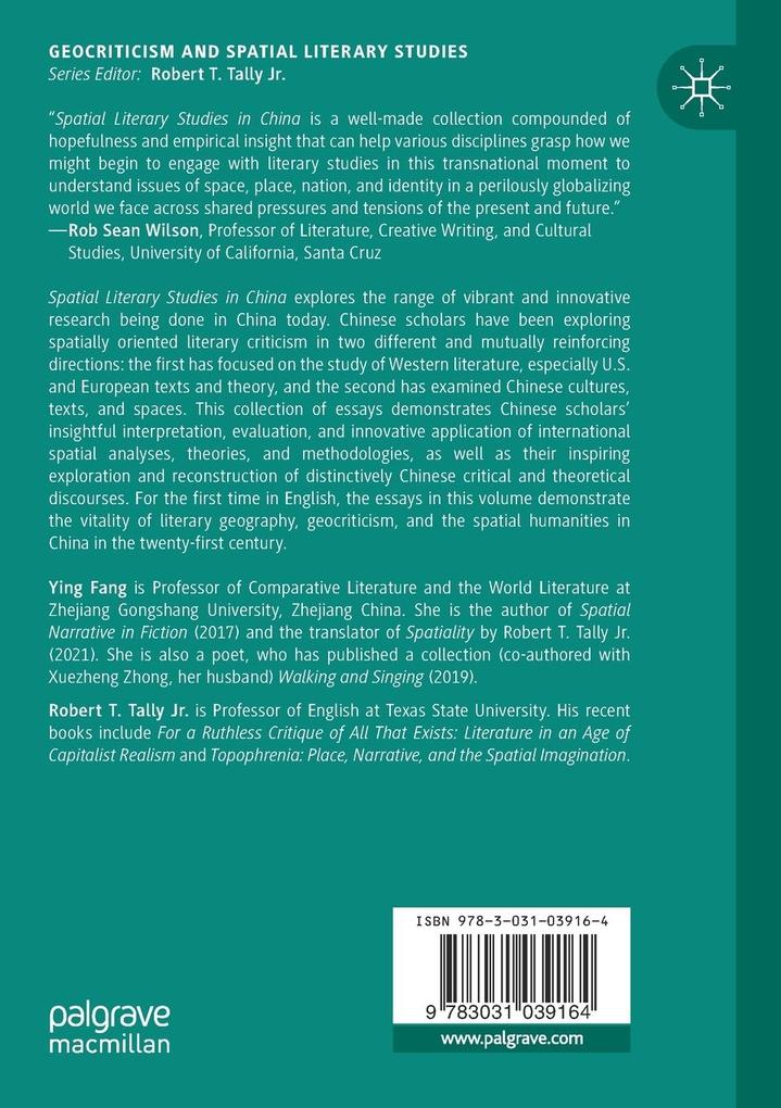 Weitere Ansicht: Spatial Literary Studies in China