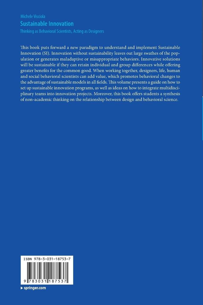 Weitere Ansicht: Sustainable Innovation | Michele Visciola