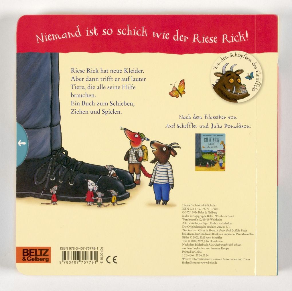 Weitere Ansicht: Riese Rick macht sich schick | Axel Scheffler, Julia Donaldson