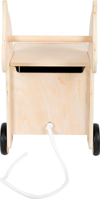 Weitere Ansicht: Small foot 12425 - Spielzeugkiste mit Rollen Zebra Wildlife, Holz, Griffhöhe: 42cm