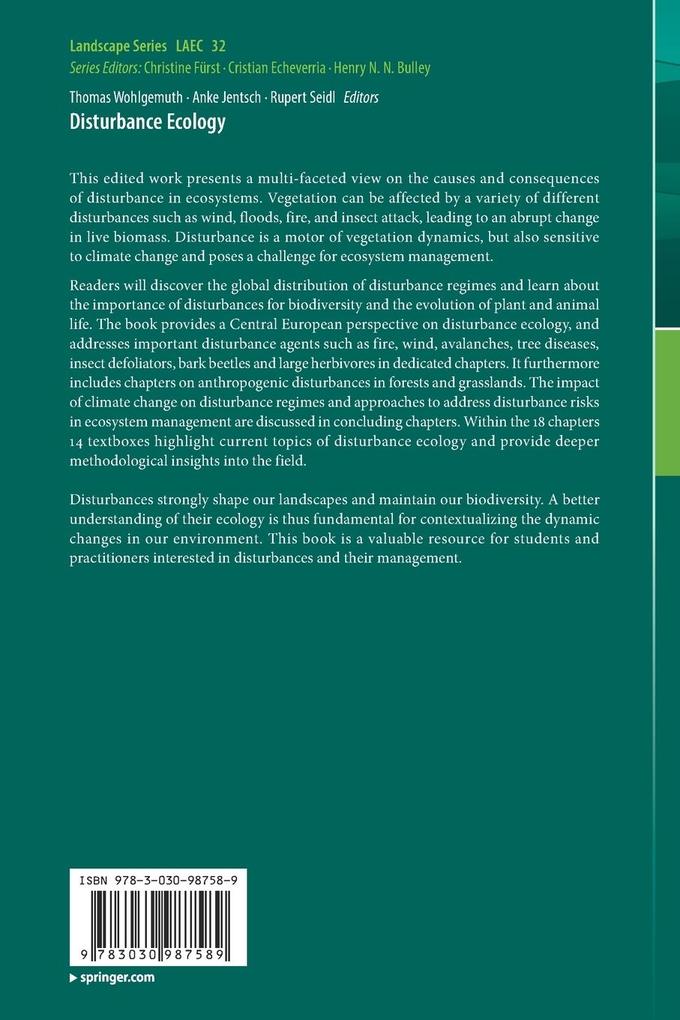 Weitere Ansicht: Disturbance Ecology