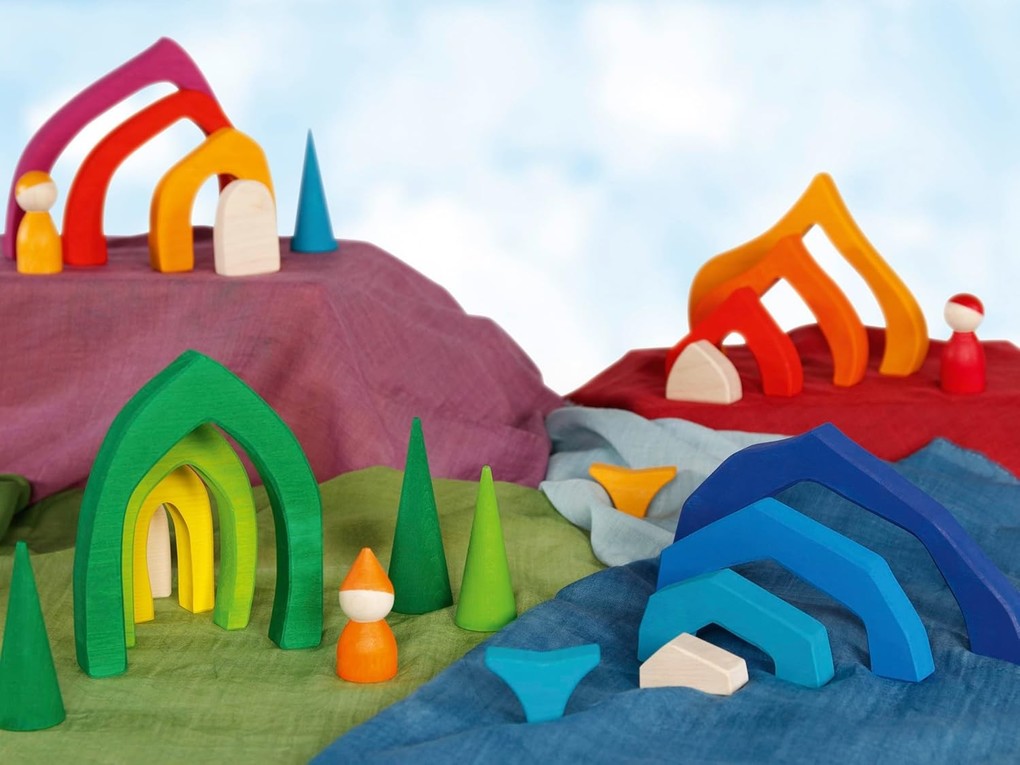 Weitere Ansicht: Goki 58471 - Bausteine Vier Jahreszeiten