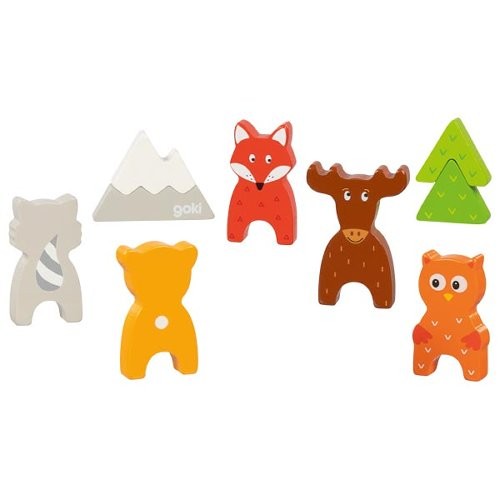 Weitere Ansicht: Goki 57364 - Einlegepuzzle Wilde Tiere