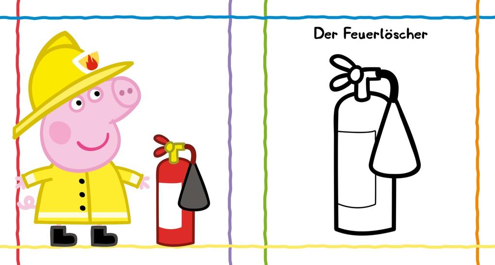 Weitere Ansicht: Peppa Wutz Ausmalbilder: Mein erstes buntes Malbuch
