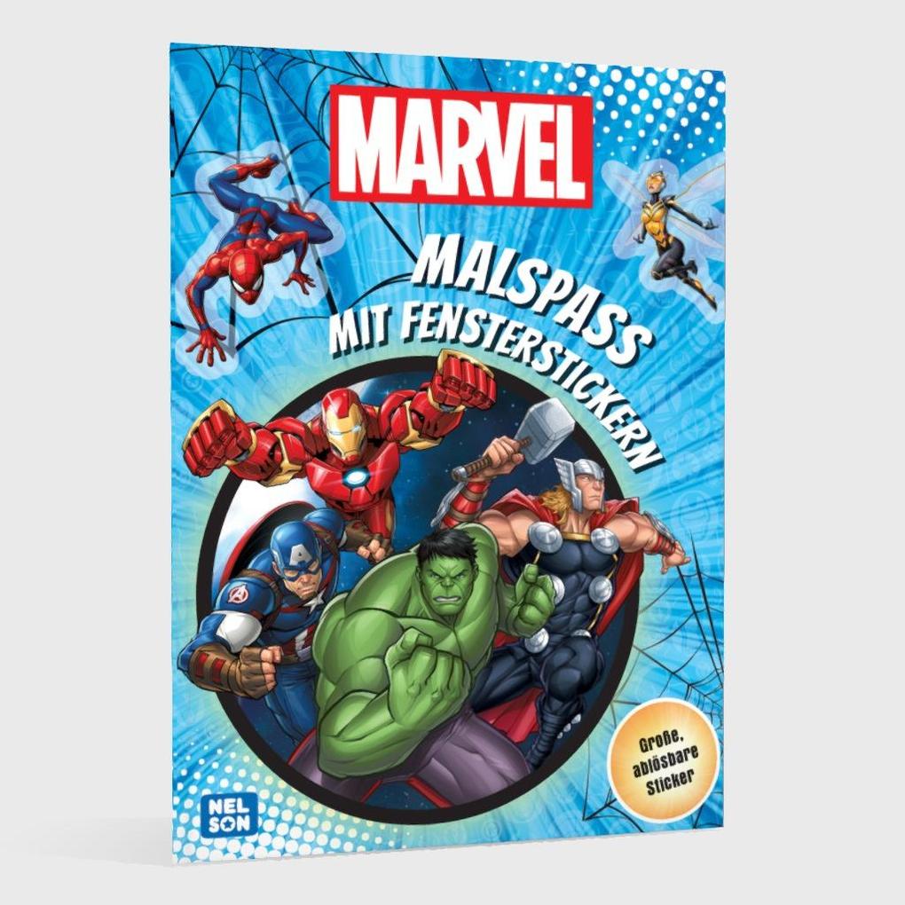Weitere Ansicht: MARVEL: Malspaß mit Fensterstickern