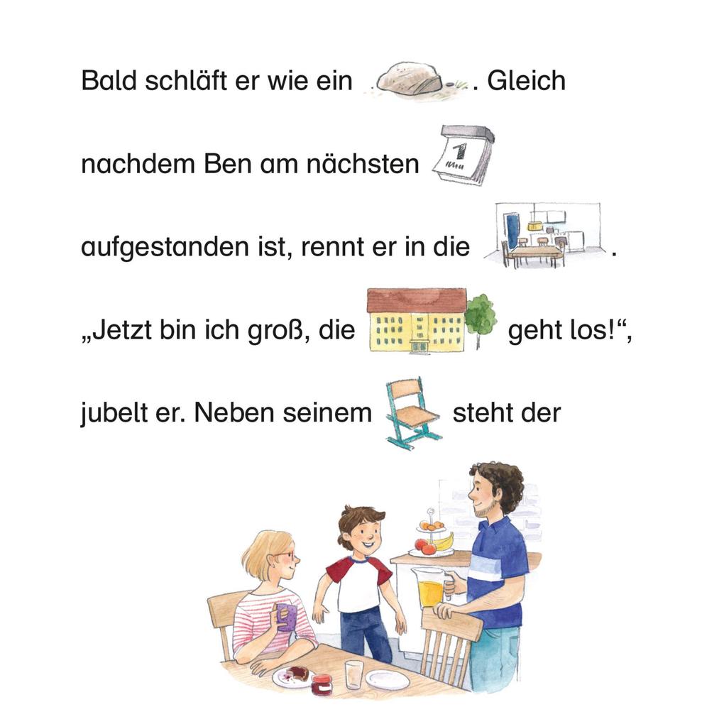 Weitere Ansicht: Maxi Pixi 438: Geschichten vom ersten Schultag | Amelie Benn