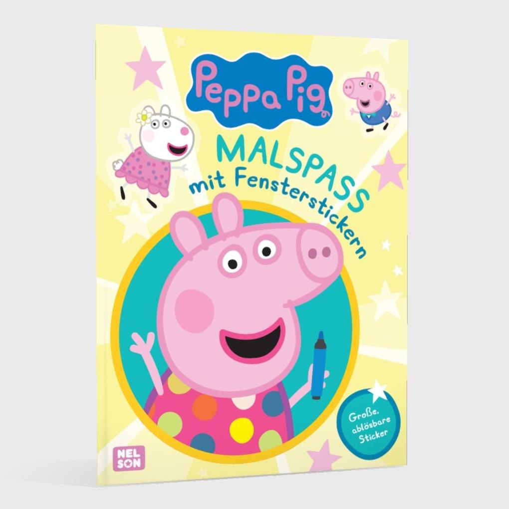 Weitere Ansicht: Peppa Wutz Mitmachbuch: Malspaß mit Fensterstickern