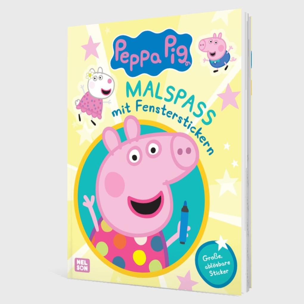 Weitere Ansicht: Peppa Wutz Mitmachbuch: Malspaß mit Fensterstickern